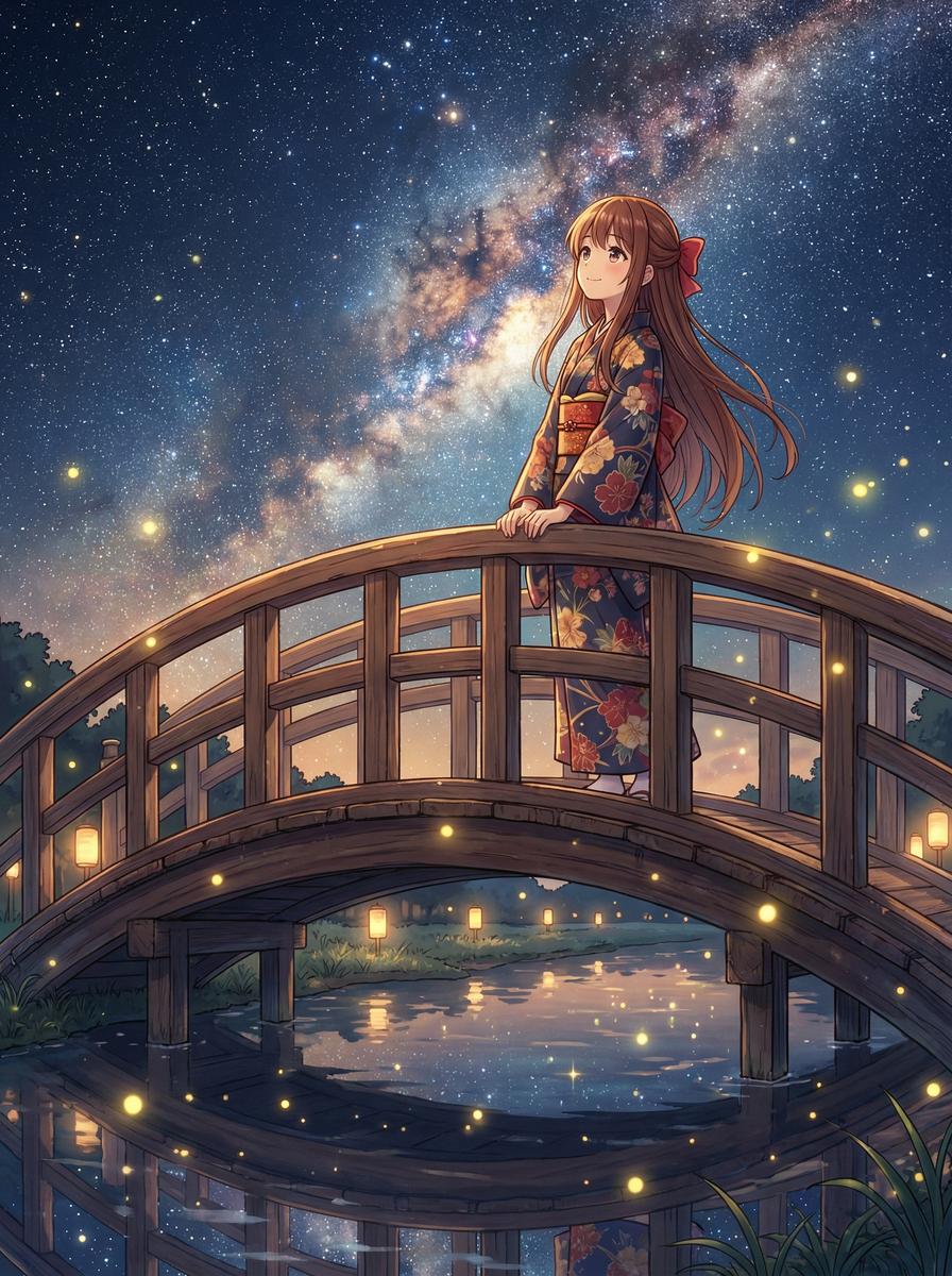 抖荫短视频动漫-架向星空之桥